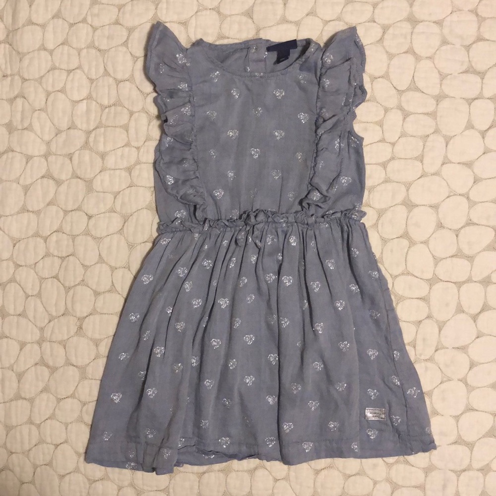 Calvin Klein Jeans girls ruffle sleeves dress